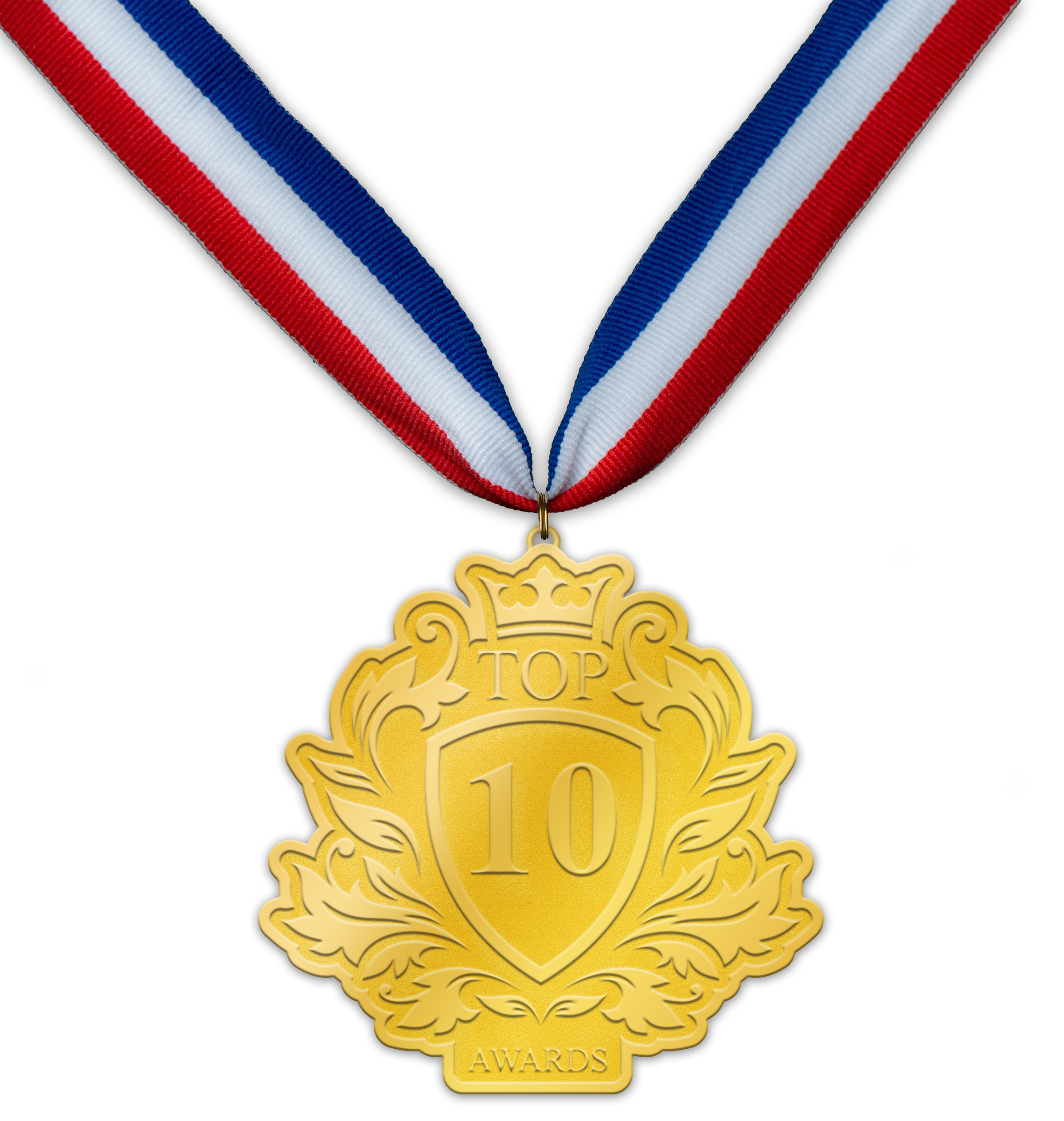 The TOP 10 Awards Medal